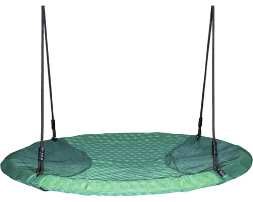 Balancelle nid ronde avec suspension à cordes pour le jardin