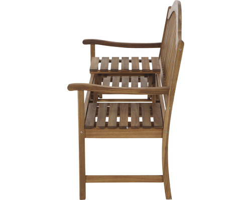 Banc de jardin en bois avec rangement de côté