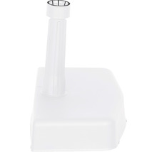 Weisser Spülkasten aus Kunststoff für das WC