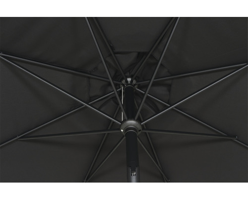 Vue de dessous d''un écran de couverture de jardin avec des supports