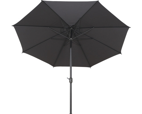 Parasol de jardin ouvert avec mât