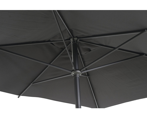 Vue de dessous d''un parasol avec baleines