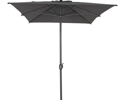 Parasol carré avec support en métal pour l''extérieur