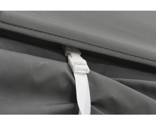 Détail d''une housse de protection avec fermeture