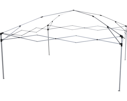 Structure d''un pavillon de jardin en métal