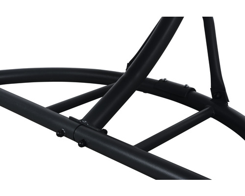 Detailaufnahme vom Gestell eines Hängesessels