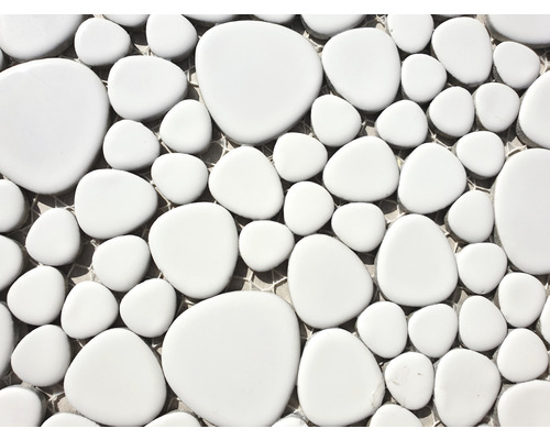Carreaux de mosaïque aspect galets pour mur et sol
