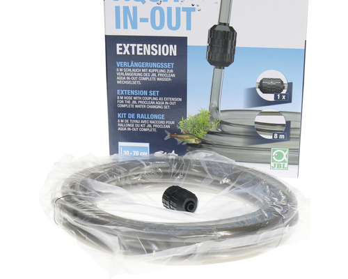 JBL Aqua In-Out set de rallonge avec tuyau de huit mètres et raccord