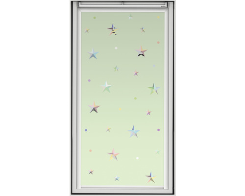 Fenêtre avec motif étoilé pour chambre d''enfant