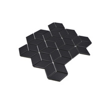 Keramikmosaikfliesen in Diamantform