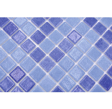 Mosaïque de piscine VP1158PUR bleu 31.6x31.6 cm