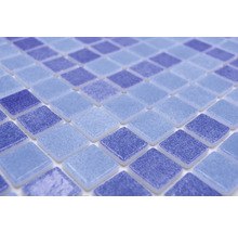 Mosaïque de piscine VP1158PUR bleu 31.6x31.6 cm