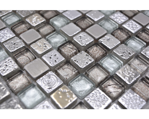 Gros plan d''une mosaïque de carreaux de verre