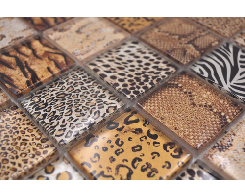 Mosaïque avec motif peau d''animal