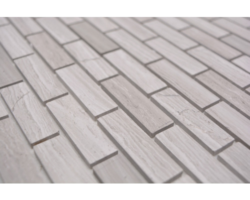 Carreaux de mosaïque en pierre de forme rectangulaire