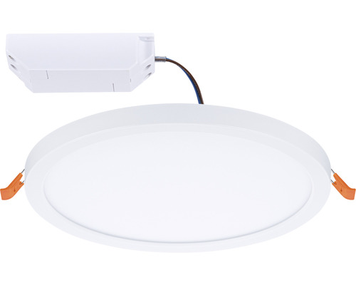 Weisse LED Deckenleuchte mit Anschlussdose