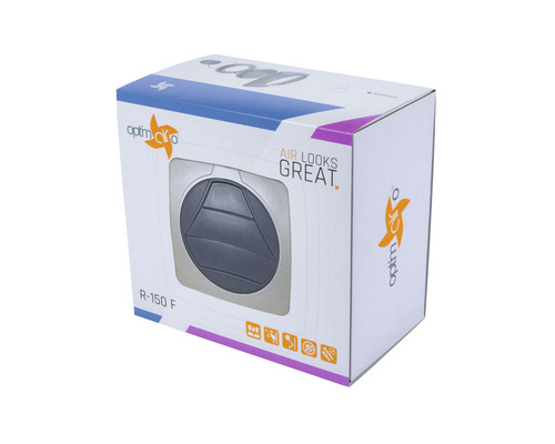 Emballage d''un clapet à disque rond R-150 F