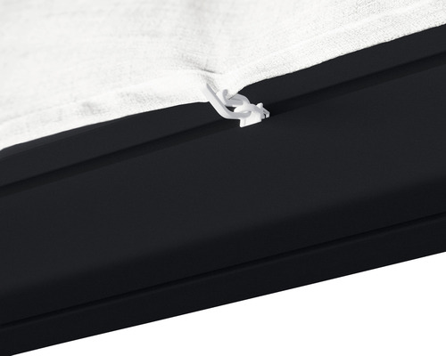 Vue détaillée d''un clip de fixation de pavillon