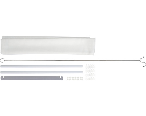 Ensemble de rideaux avec rideau, tringle, crochets et accessoires