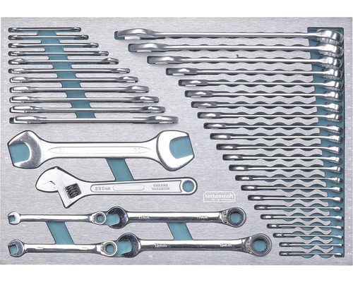 Sortiment aus Schraubenschlüsseln in verschiedenen Größen
