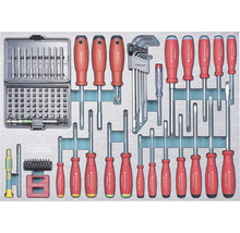 Technocraft Servante d'atelier Swiss Team Pro + PB & Knipex 775 x 1035 x 530 mm vert 743 pièces