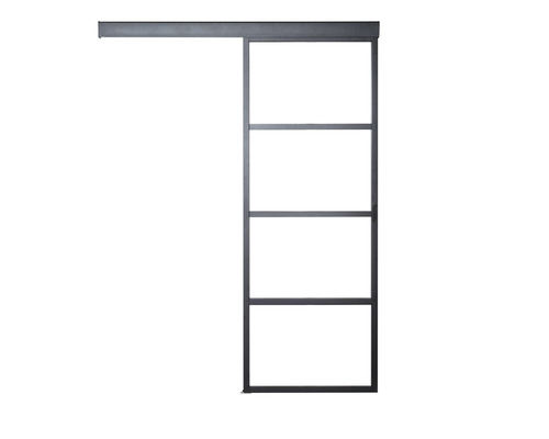 Châssis de porte coulissante avec quatre compartiments