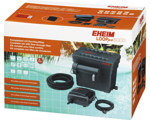Kit complet de filtre à circulation Eheim Loop Pro 8000 dans l''emballage
