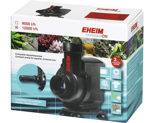 Pompe d''aquarium EHEIM compactON dans sa boîte