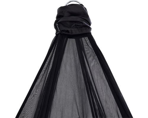 Schwarzes Hängenest mit Moskitonetz