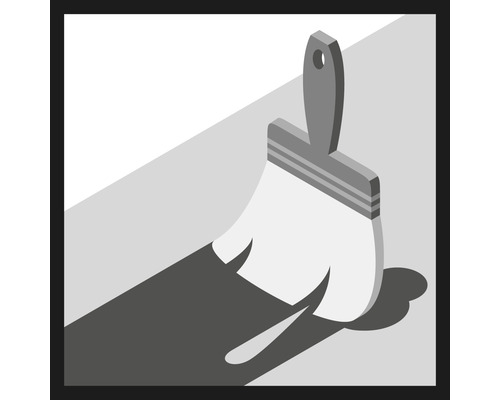 Illustration d''un pinceau pour travaux de peinture.