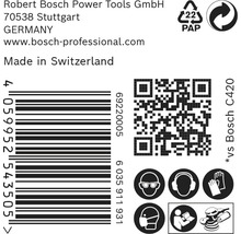 Bosch Schleifblatt für Exzenterschleifer, Ø150 mm, Korn 240, 6-Loch, 50 Stück