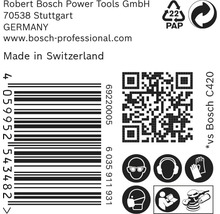 Bosch Schleifblatt für Exzenterschleifer, ø150 mm, Korn 120, 6-Loch, 50 Stück
