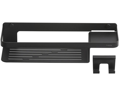 Étagère de salle de bain avec crochets Logo Tiger