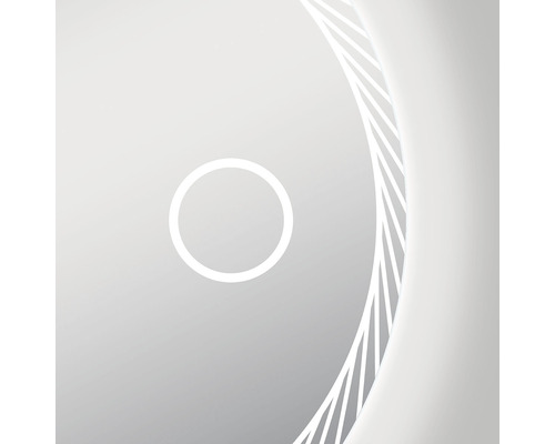 Miroir rond avec éclairage
