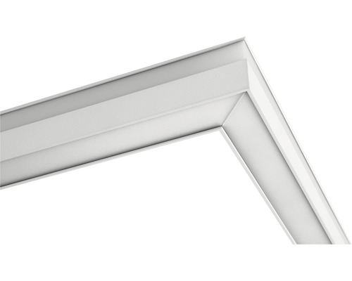 Detail einer weissen Zierleiste