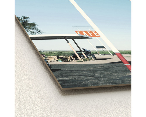 Fotodruck mit dem Motiv eines Cafés im Freien