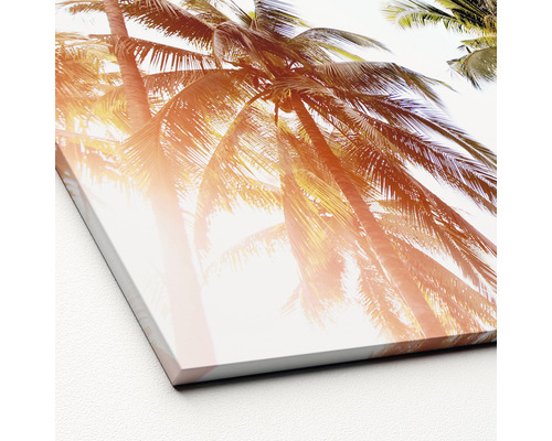 Tableau sur toile avec motif de palmiers