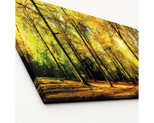 Tableau sur toile avec motif de forêt