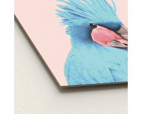 Dekoratives Bild eines blauen Kakadus