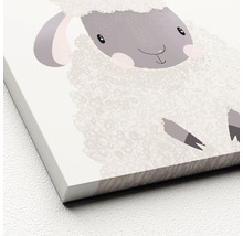 Tableau sur toile avec motif de mouton pour chambre d''enfant