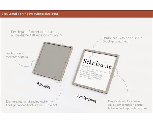 Description du produit d''un cadre photo avec couvercle en verre et suspension