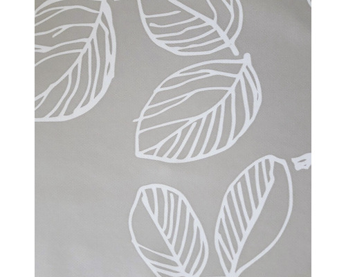 Motif de feuilles décoratif sur tissu