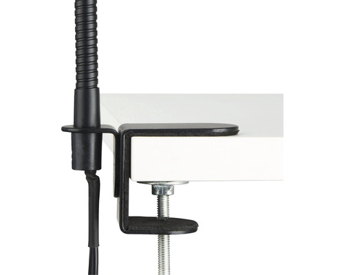 Pince de table pour luminaires à fixer sur un plateau de table
