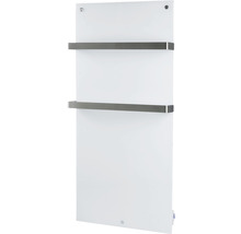 Sèche-serviettes avec deux porte-serviettes