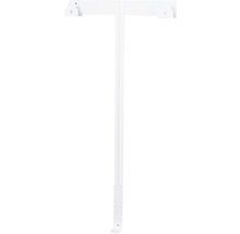 Porte-serviettes blanc pour montage mural