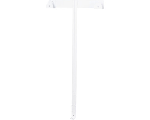 Porte-serviettes blanc pour montage mural