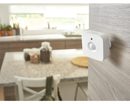 Détecteur de mouvement Philips Hue pour montage mural dans une pièce à vivre