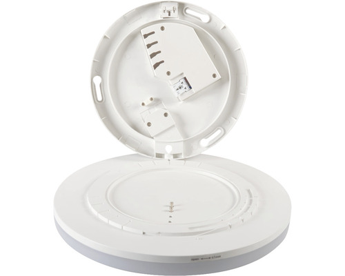 Geöffnete Deckenleuchte zur Installation