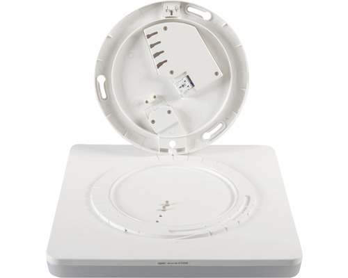 Geöffnete Deckenleuchte zur Installation