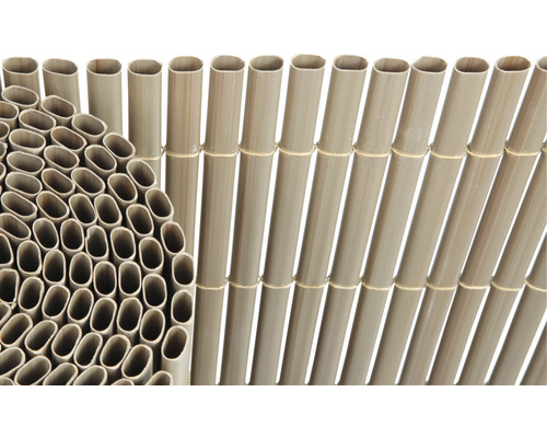 Canisse Konsta en PVC de forme ovale 3 x 0,9 m sable structuré